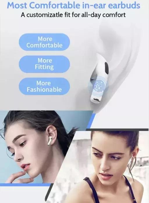 Pro 4 Earbuds-Bluetooth Headset (Multicolour, True Wireless)