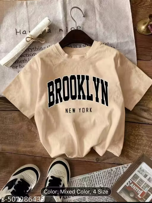 Trendy Women’s American Style T-Shirts Set  3Pcs